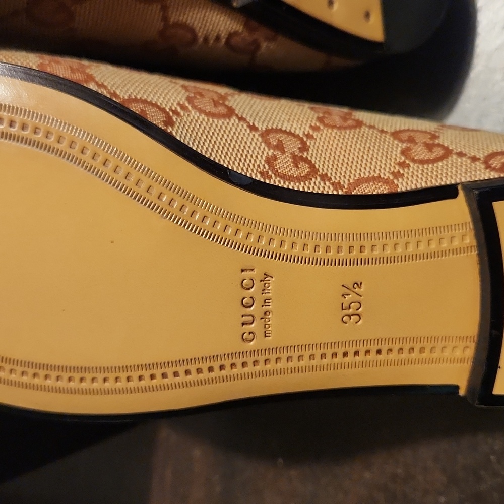 NIB Gucci Jordaan Loafers Silver Multi/ 35.5 - Picture 11 of 13